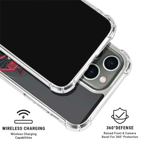 DC Comics Superman Grey Eye Collage iPhone 16 Pro Clear Case